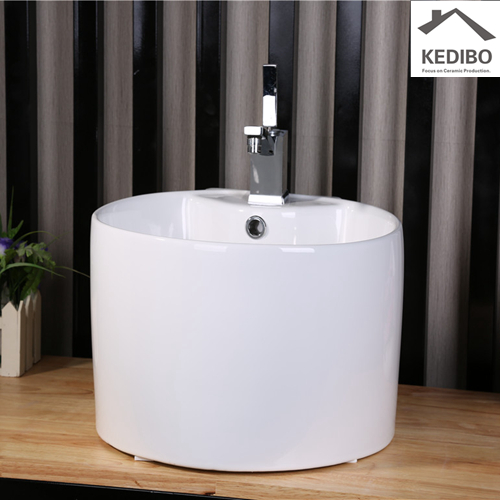 - bathroom sink attached to wall