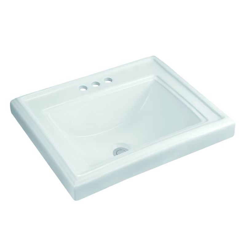 undermount sink size to allow the faucet to fit behind - 24 inch wall mount sink